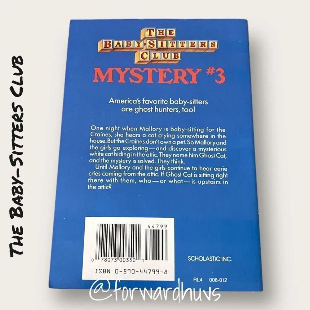 Bundle Sale 3 for $15 | Baby-Sitters Club | Mystery #3 | Vintage 1992